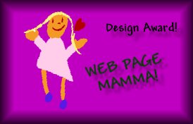 Teresa's Design Award  Web Page Mamma!